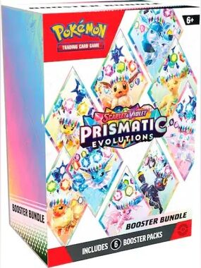 NWT (1) Pokemon Prismatic Evolutions Booster Bundle Box